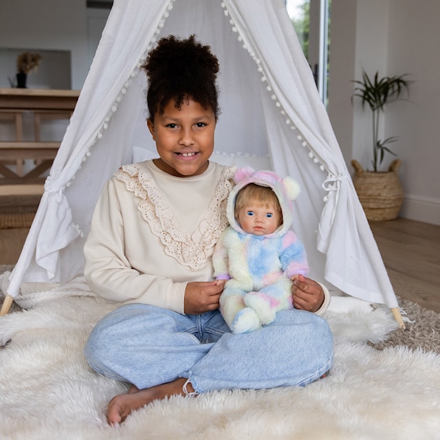 Produktbild 4 för Rainbow Teddy Outfit Tiny Treasures