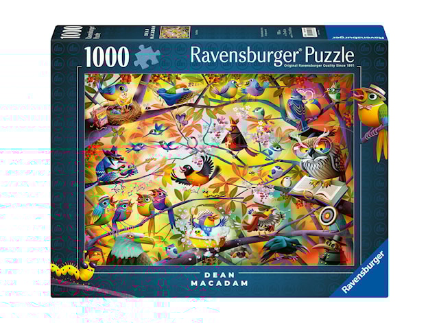 Tuotekuva 1 - Busy Birdies Palapelit 1000 palaa, Ravensburger
