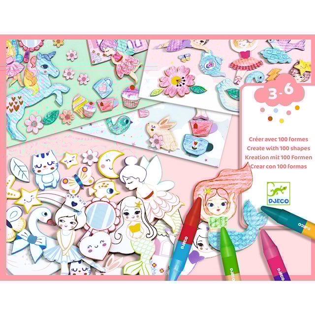 Produktbild 5 för Skapa och Pyssla en Egen Värld med Figurer Djeco