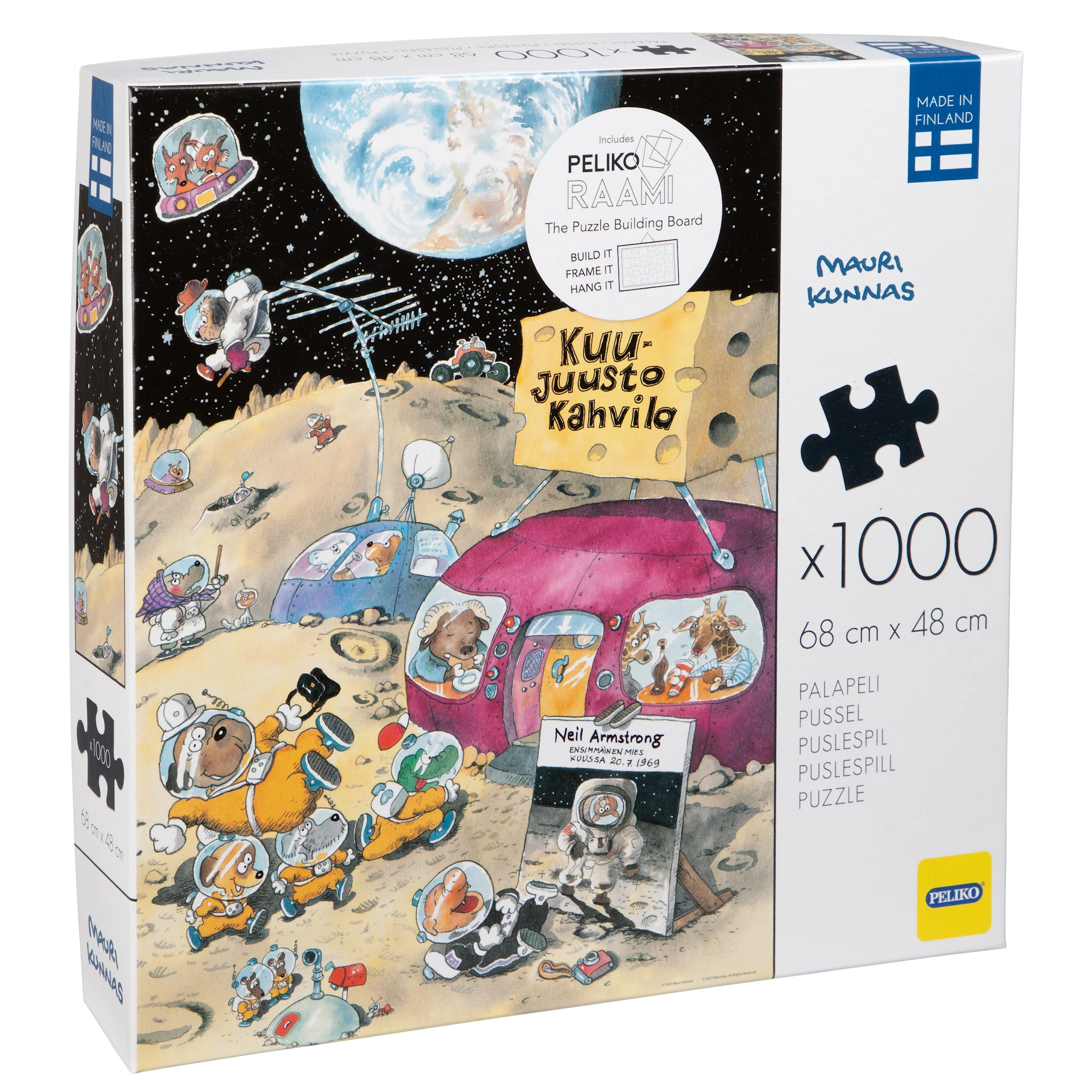 Tuotekuva ille Kuutamokahvila Palapeli 1000 Palaa Kunnas