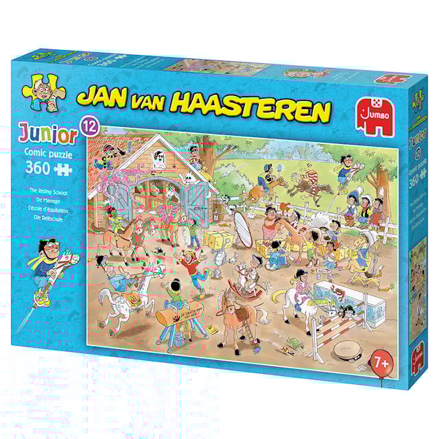 Produktbild 4 för Jan Van Haasteren Junior The Riding School Pussel 360 bitar, Jumbo