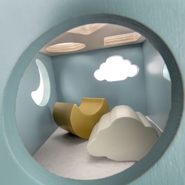 Tuotekuva 4 - Palikkalaatikko Sininen Micki