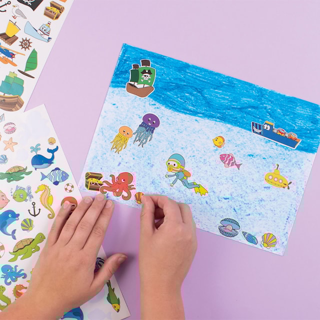 Produktbilde 3 for Stickers Mega Set Kjøretøy 500 stk, Playbox