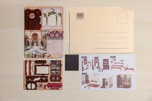 Produktbild 5 för Book Nook: Mini DIY Magnetic Library 2, Caratem