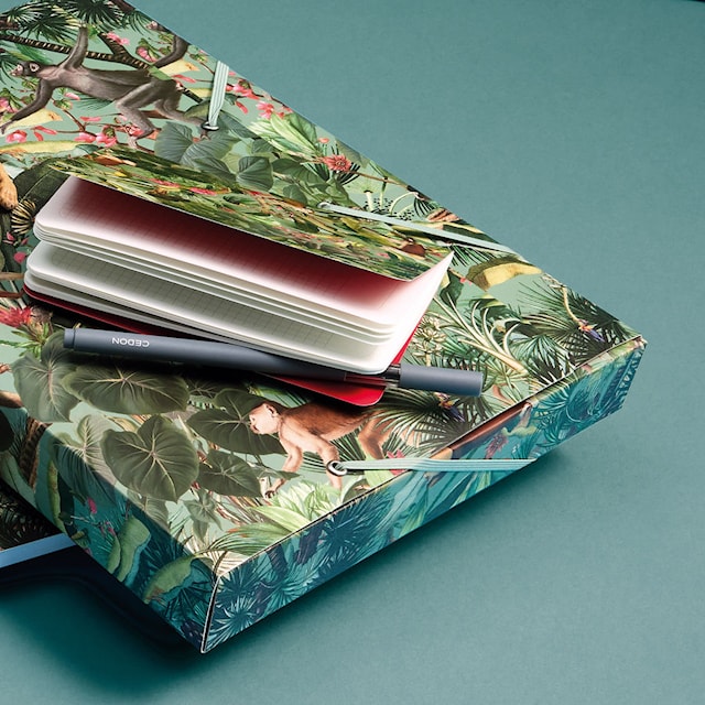 Produktbilde 2 for Skrivehefte A6 Rutenett Aper 64 sider Cedon