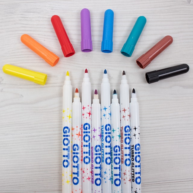 Tuotekuva 3 - Glitter Pens Pastel Colors 8 pcs Giotto