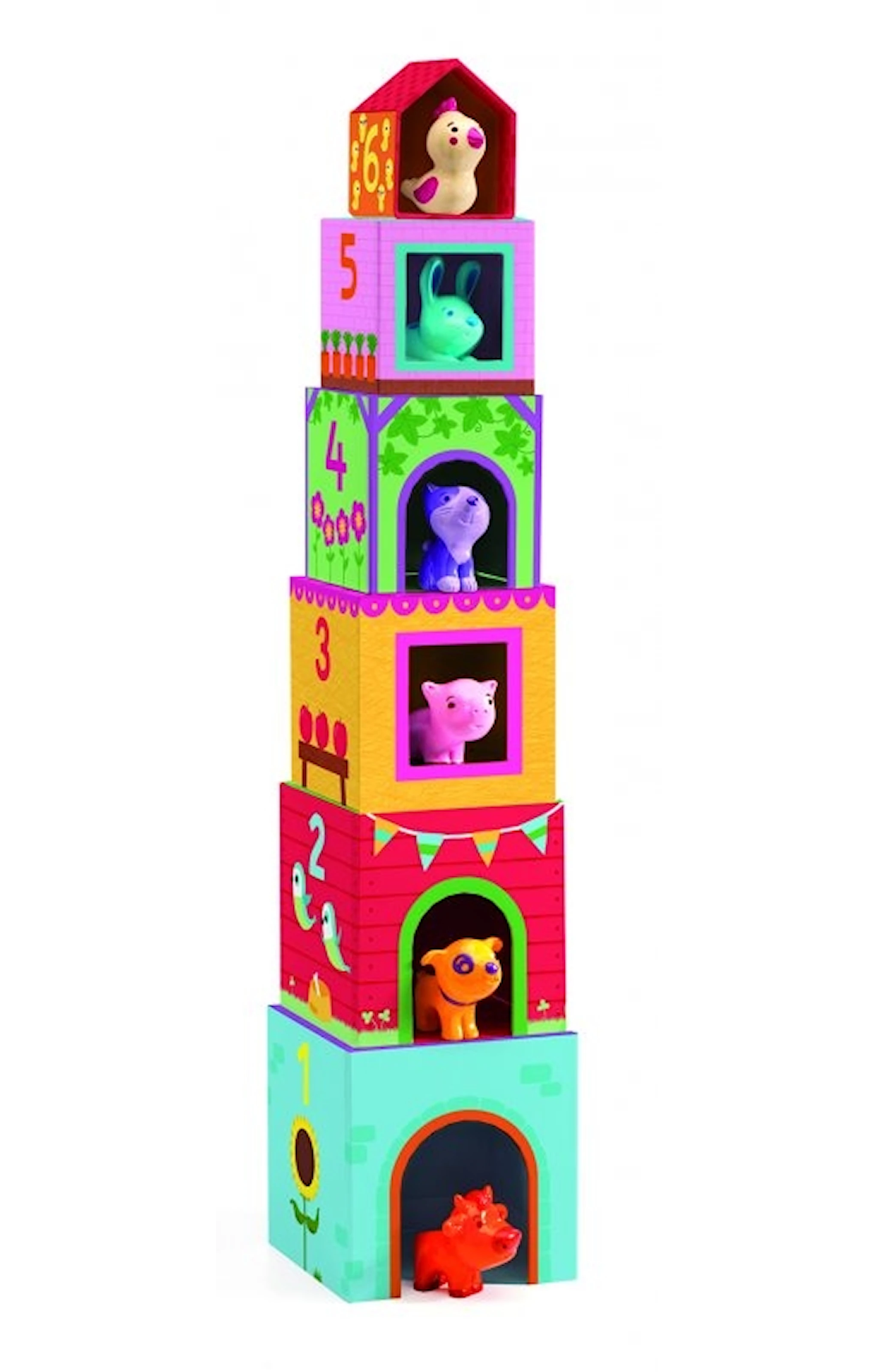 Produktbild för Klossar, Topanifarm, Djeco