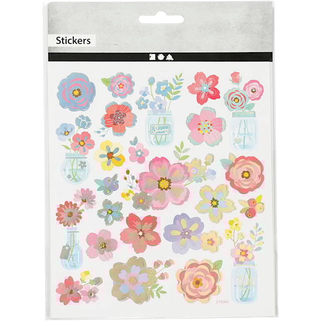 Produktbild 2 för Klistermärken Vårblommor 1 ark Creativ Company