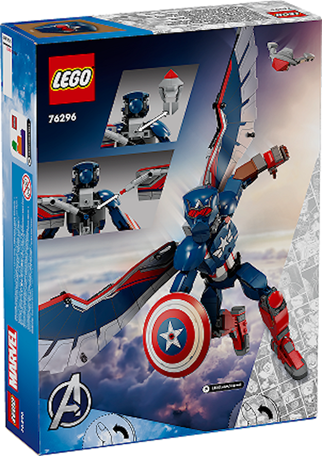 Produktbild 4 för Captain America Byggfigur LEGO® Super Heroes (76296)