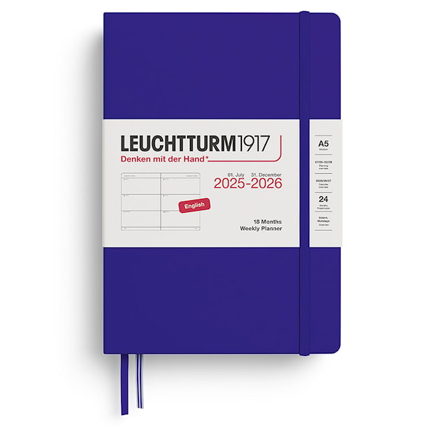 Kalender A5 18m 25-26 Weekly Planner Ink Leuchtturm1917