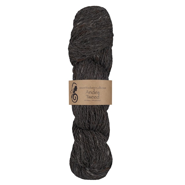 Andes Tweed  Alpaca, ull 50 gr Koks 217, Viking Snorre