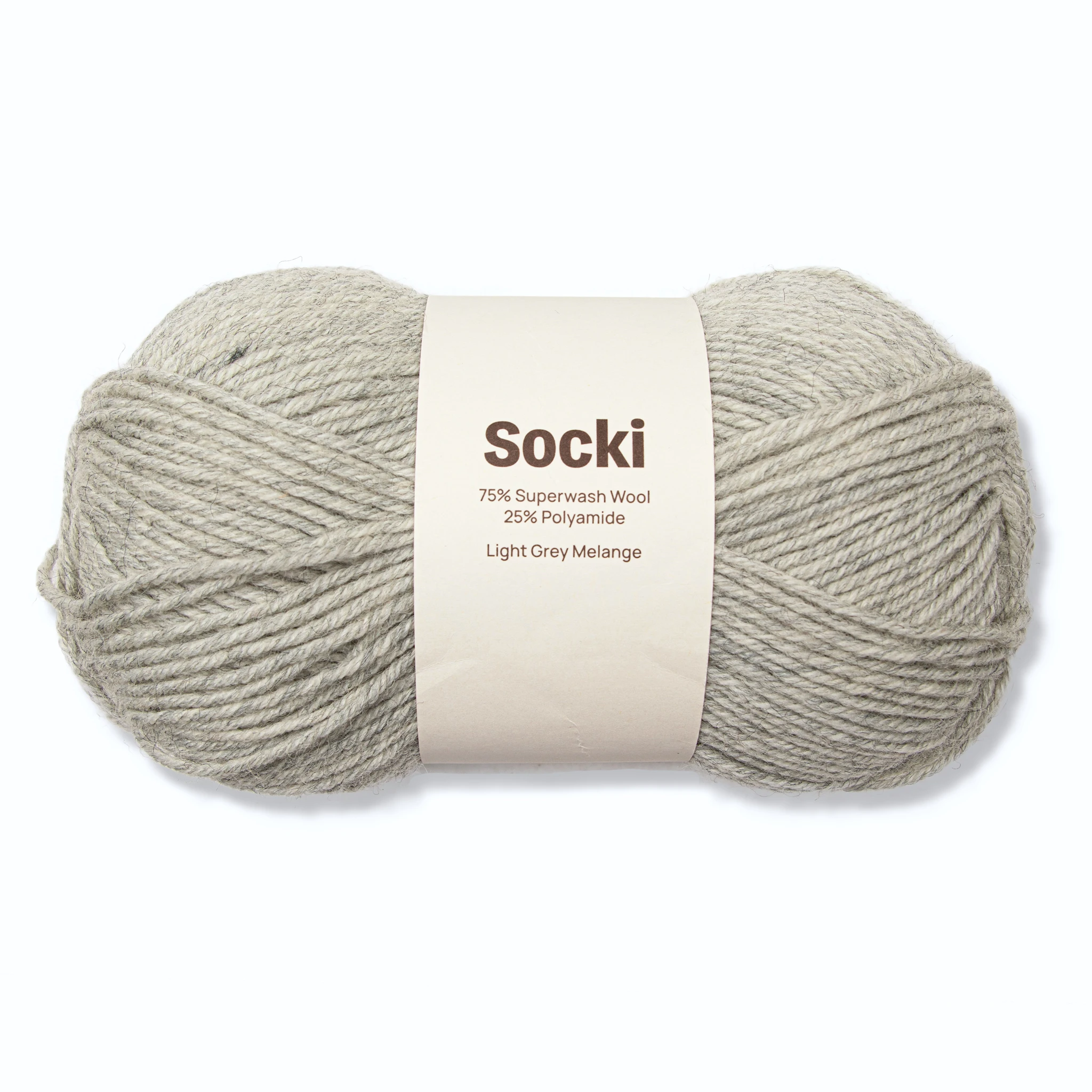 Produktbild för Socki Garn Enfärgade Ullmix 100 g Adlibris