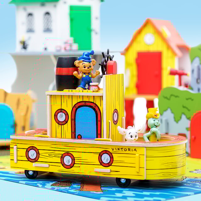 Produktbild 4 för Bamse Träbåt Viktoria