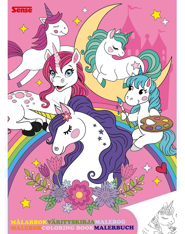 Värityskirja Yksisarvinen FSC Sense