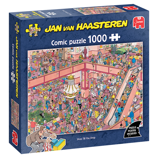 Produktbilde 3 for Jan van Haasteren Handle til du slipper puslespill 1000 brikker