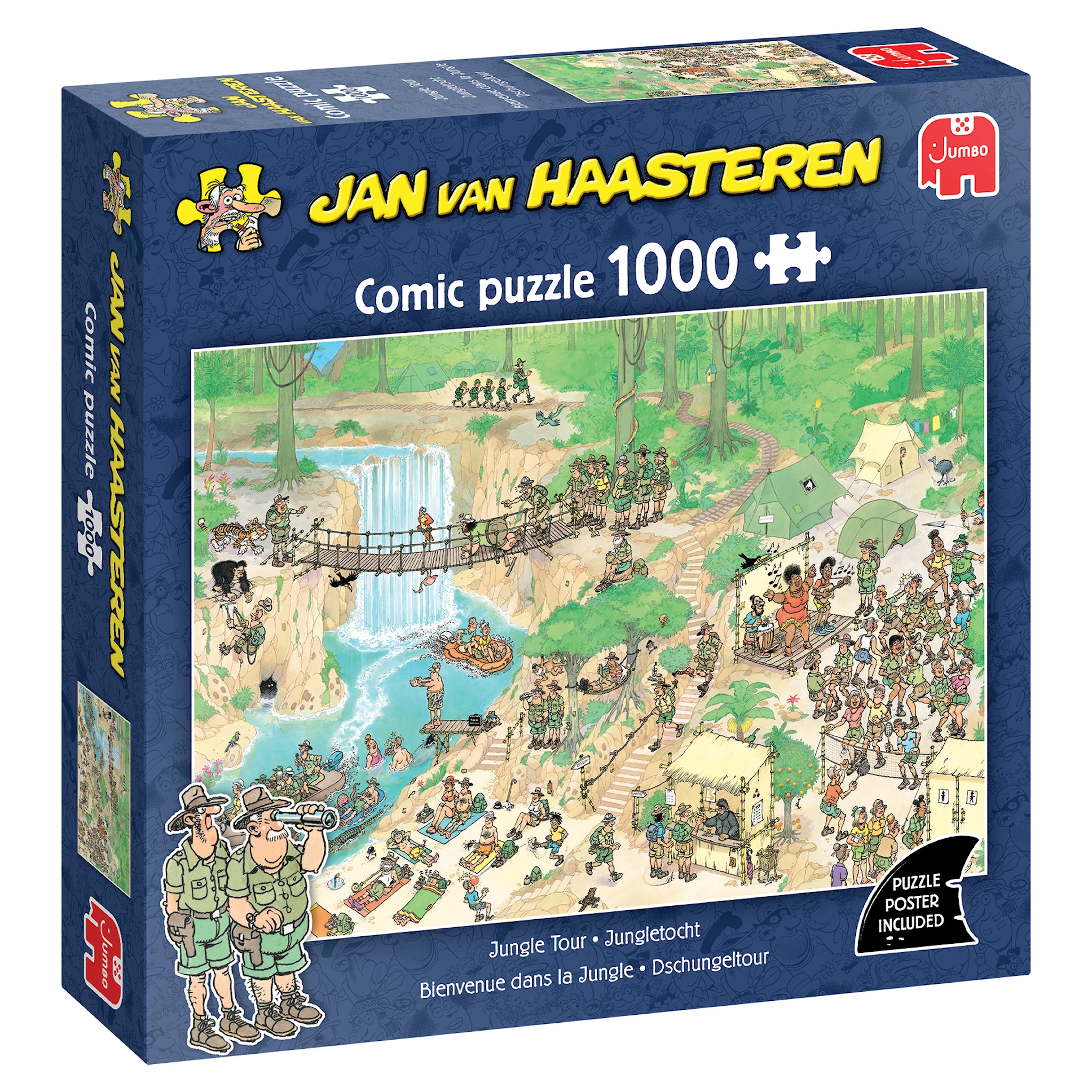 Produktbilde for Jan Van Haasteren Jungle Tour Puslespill 1000 brikker