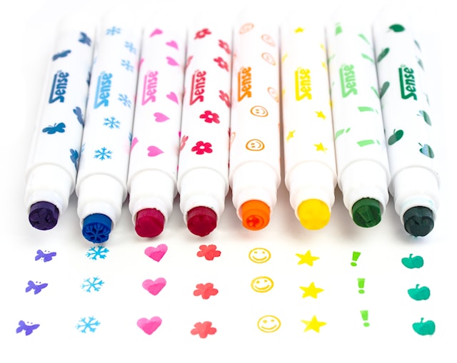 Tuotekuva 2 - Leimauskynät 8 kpl Sense