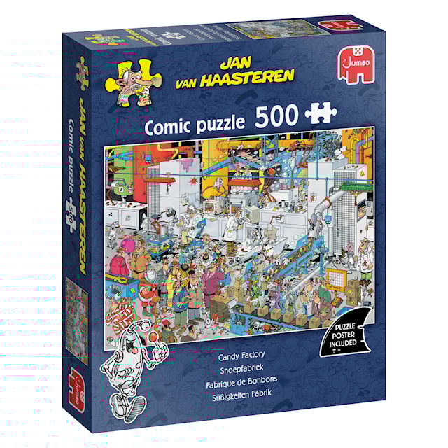 Produktbilde 1 for Jan van Haasteren - Candy Factory puslespill 500 biter