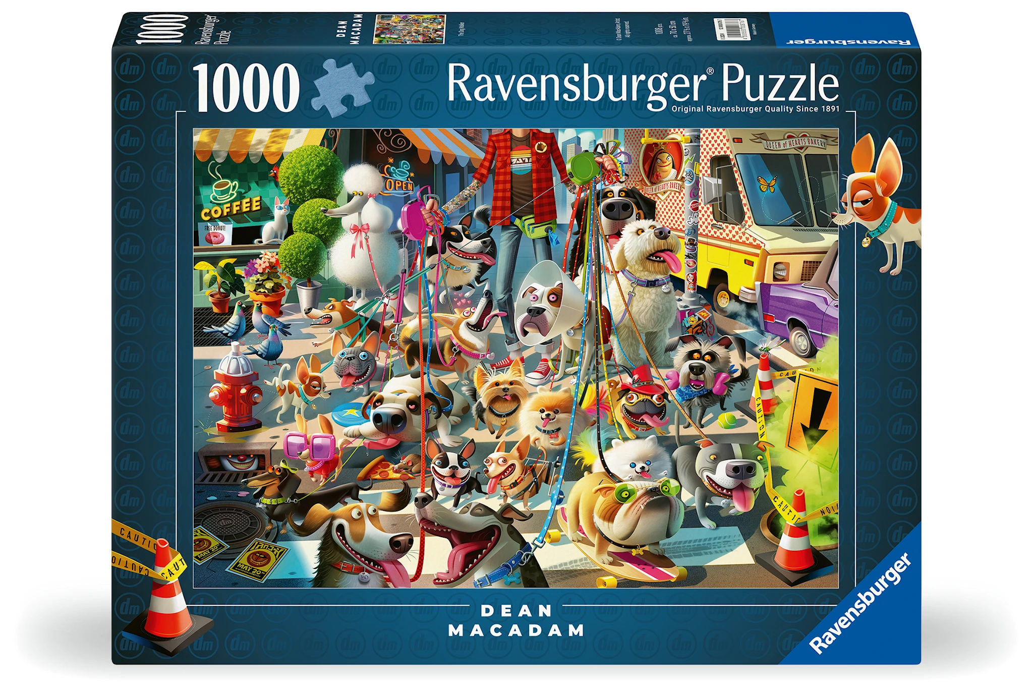 Produktbild för Pussel The Dog Walker 1000 bitar, Ravensburger