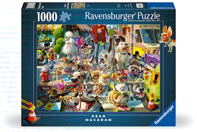 Produktbild 1 för Pussel The Dog Walker 1000 bitar, Ravensburger