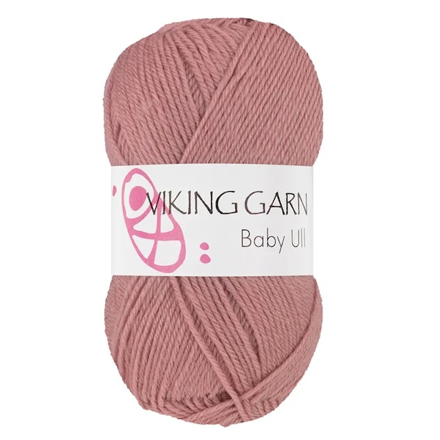 Baby Ull 50 g Gammelrosa 365 Viking Garn