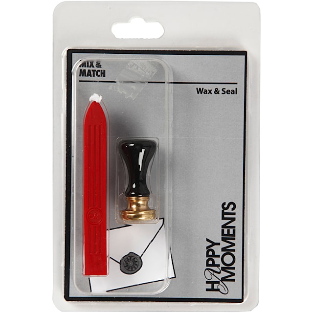 Produktbilde 3 for Lakk og segl, dia. 17 mm, rød, 1 sett