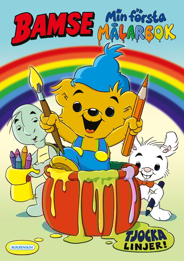 Målarbok Bamse 'Min första målarbok', Kärnan