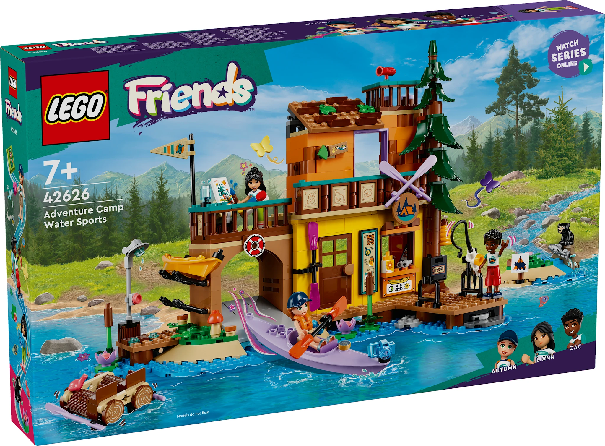 Tuotekuva ille Vesiurheilua seikkailuleirillä LEGO® Friends (42626)