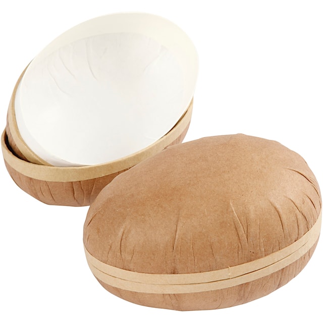 Produktbilde 2 for To-delte egg, L: 12 cm, 2 stk./ 1 pk.