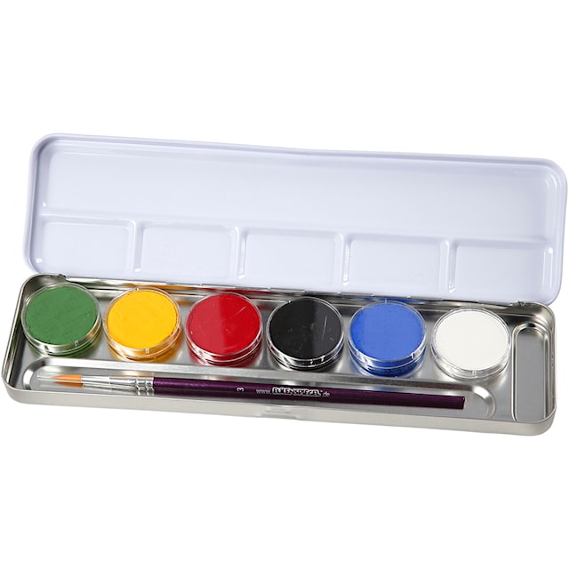 Tuotekuva 3 - Kasvoväri, värilajitelma, 6 väri/ 1 set