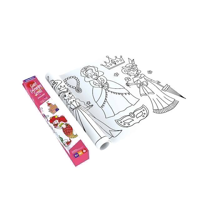 Produktbild 1 för Målarrulle Prinsessa Fästande 3m mierEdu