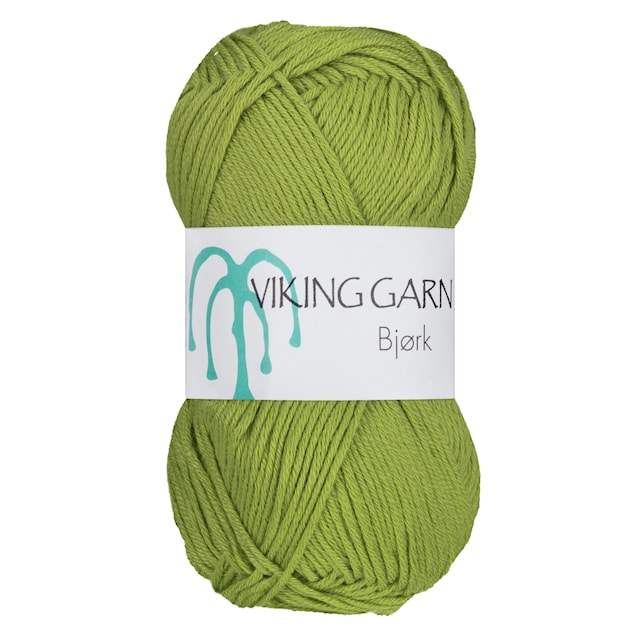 Bjørk 50 g vaaleanvihreä Viking Garn