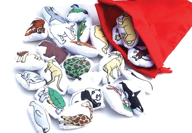 Eläimet maailmankartalle 26 kpl Oskar & Ellen