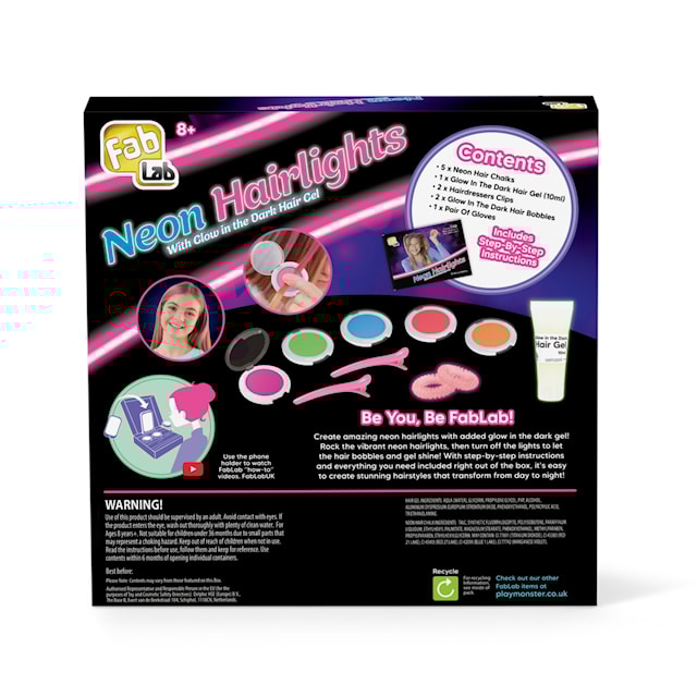 Produktbild 6 för Hair lights Glow in the Dark Fablab