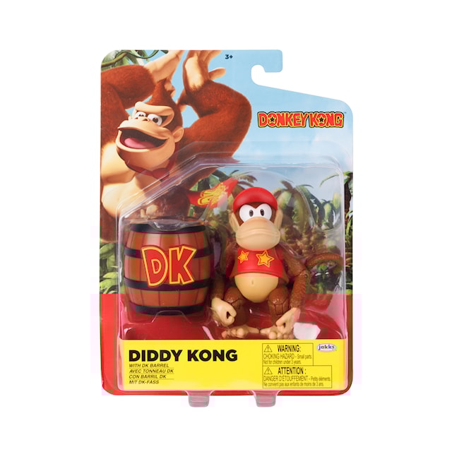 Tuotekuva 3 - Donkey Kong 10 cm Figuuri Diddy Kong