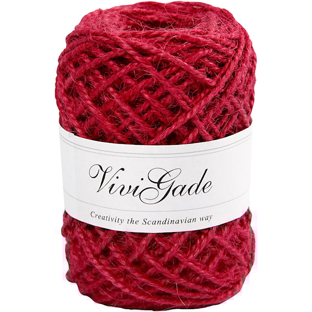 Produktbild 2 för Naturhampa 30 m Rosa