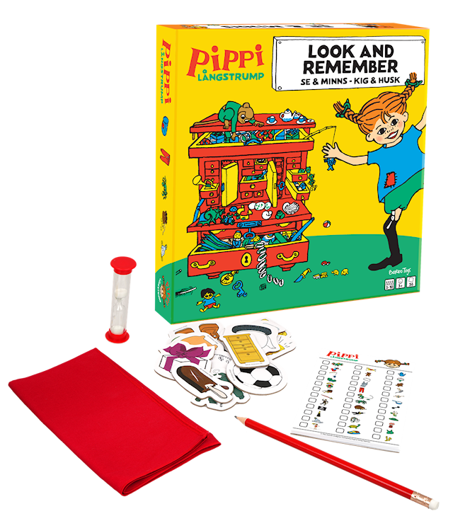 Produktbilde 5 for Barnespill Pippi Langstrømpe Se & Husk (SE/NO/DK)