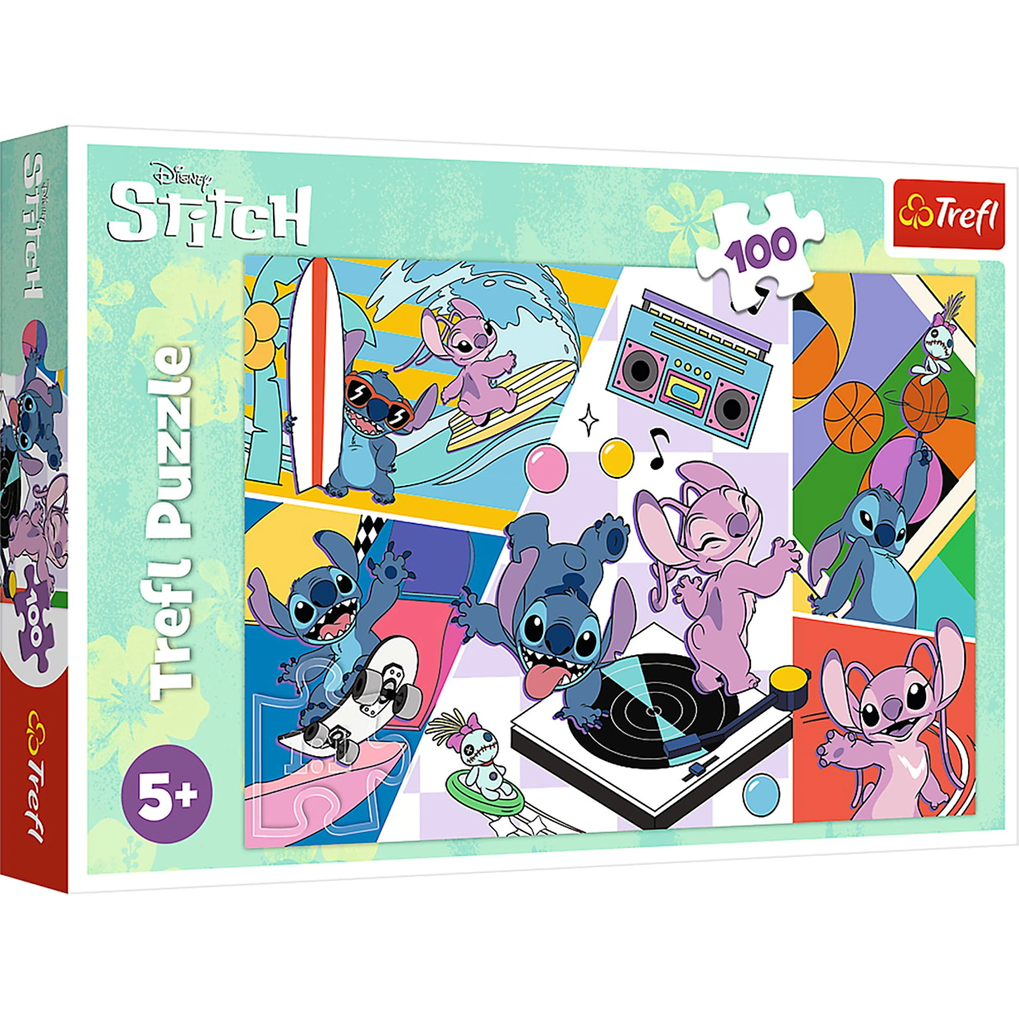 Produktbilde for Puslespill Lilo & Stitch Minner 100 brikker, Trefl