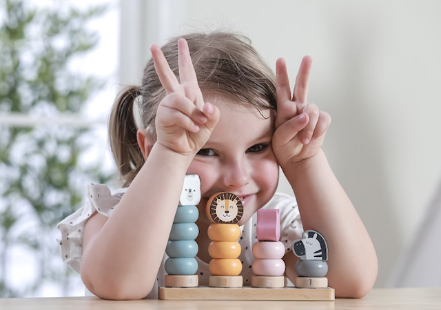 Produktbilde 2 for Stableleke Tell og bygg dyr VIGA