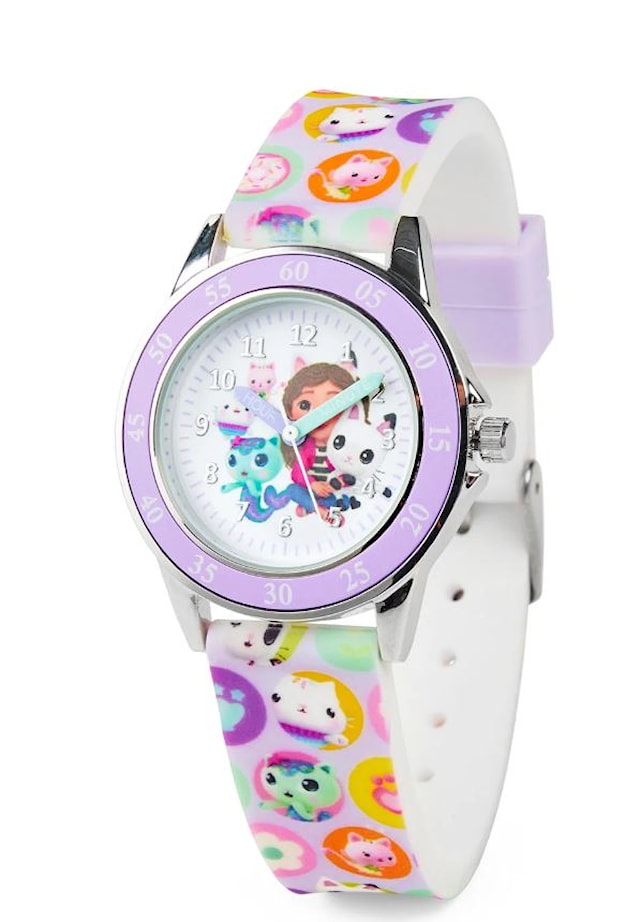 Produktbild 1 för Time Teacher Analog Barnklocka Gabby´s Dollhouse Accutime