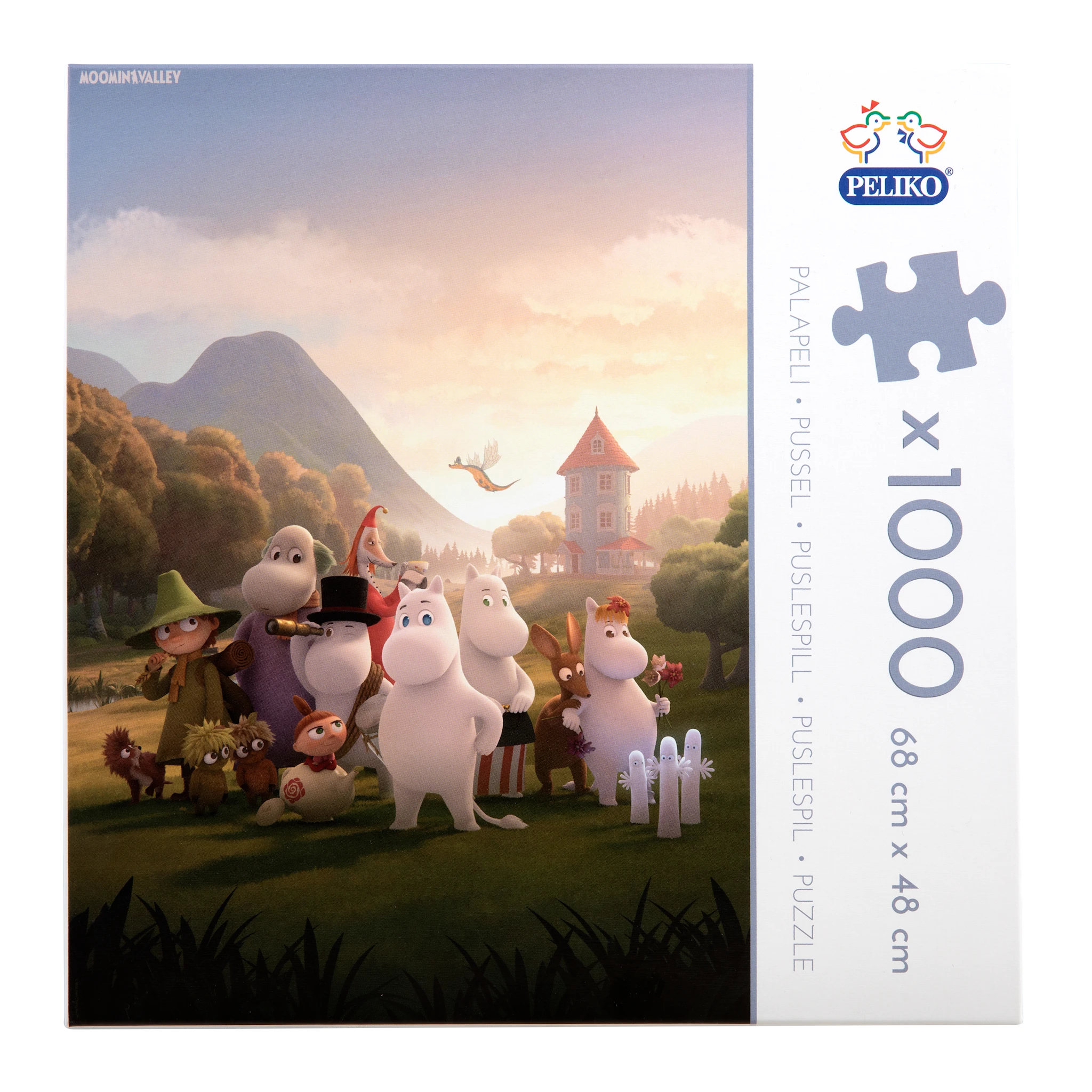Produktbild för Pussel 1000 bitar, Mumin Animation