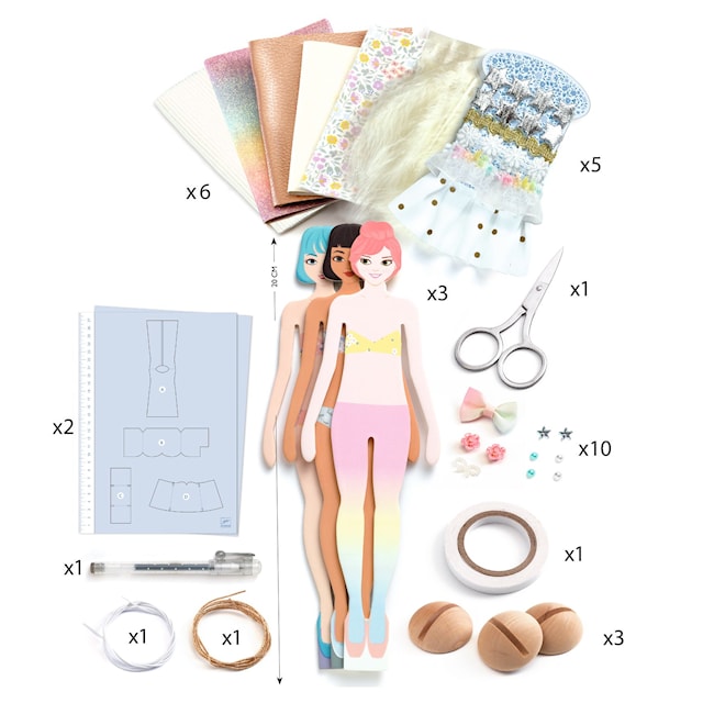 Produktbild 3 för Skapa Kläder Accessoarer och Mode Sommar Djeco