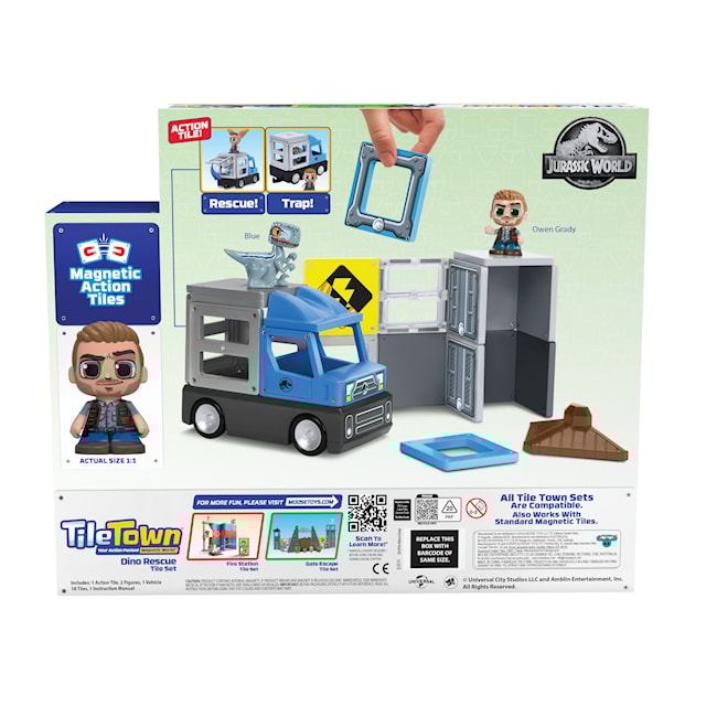 Produktbild 7 för Jurassic World Dino Rescue Tile Town