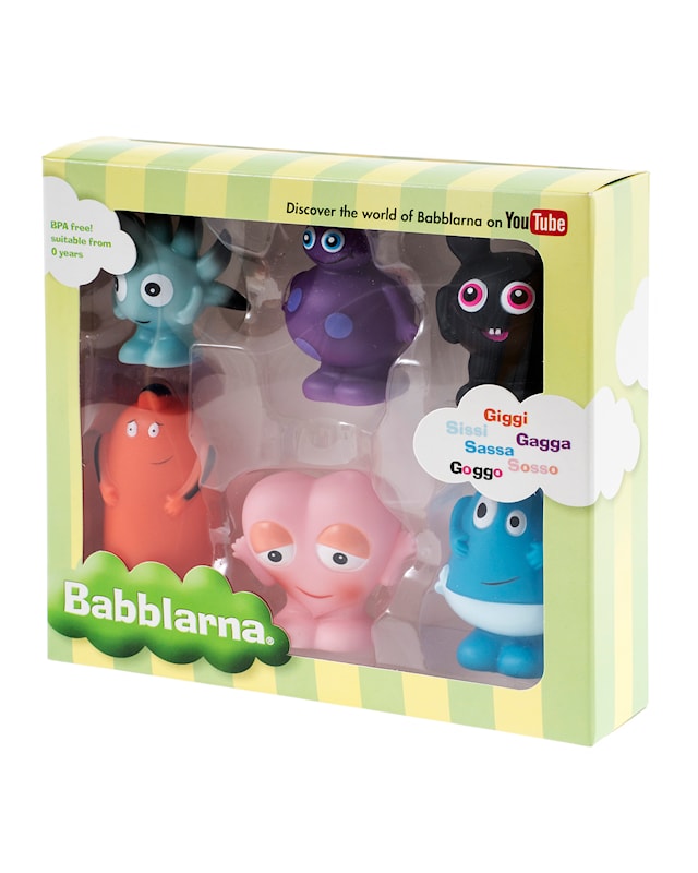 Produktbild 2 för Plastfigurer 6-p, Babblarna