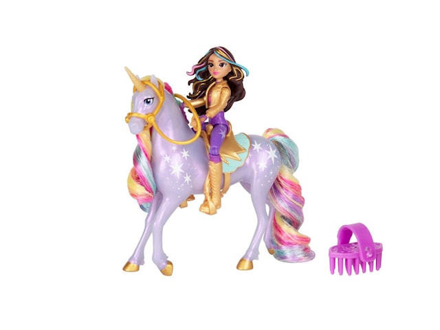 Produktbild 1 för Sophia & Wildstar Docka med Häst 11 cm Unicorn Academy