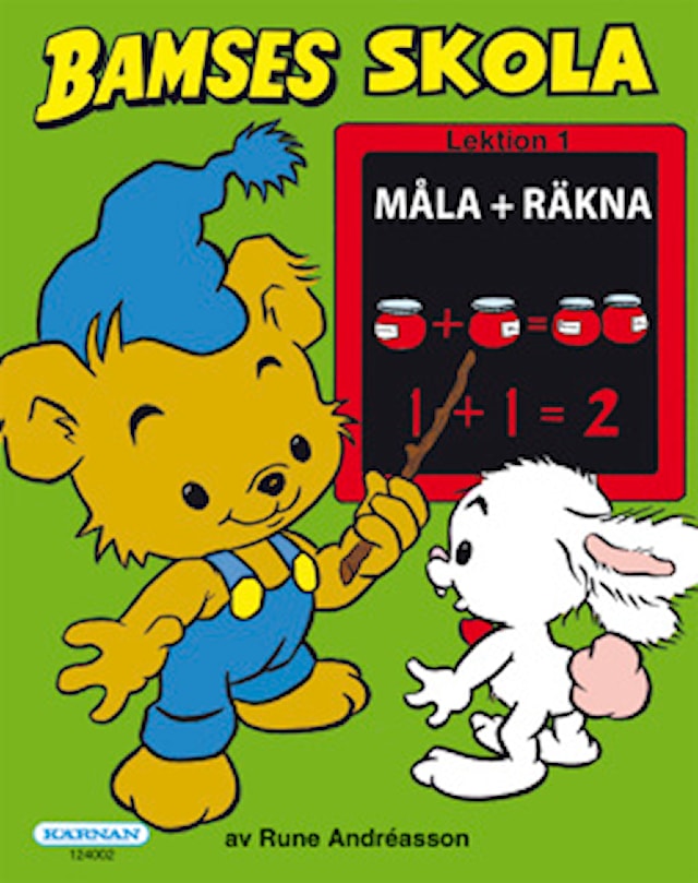 Bamses Skola Måla + Räkna Egmont