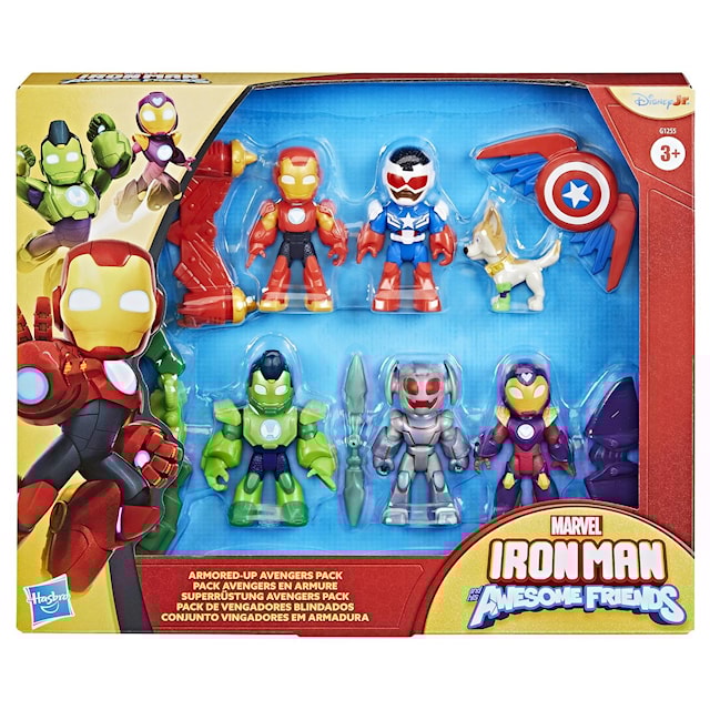 Produktbild 1 för Figurer 6-pack Iron Man and His Awesome Friends