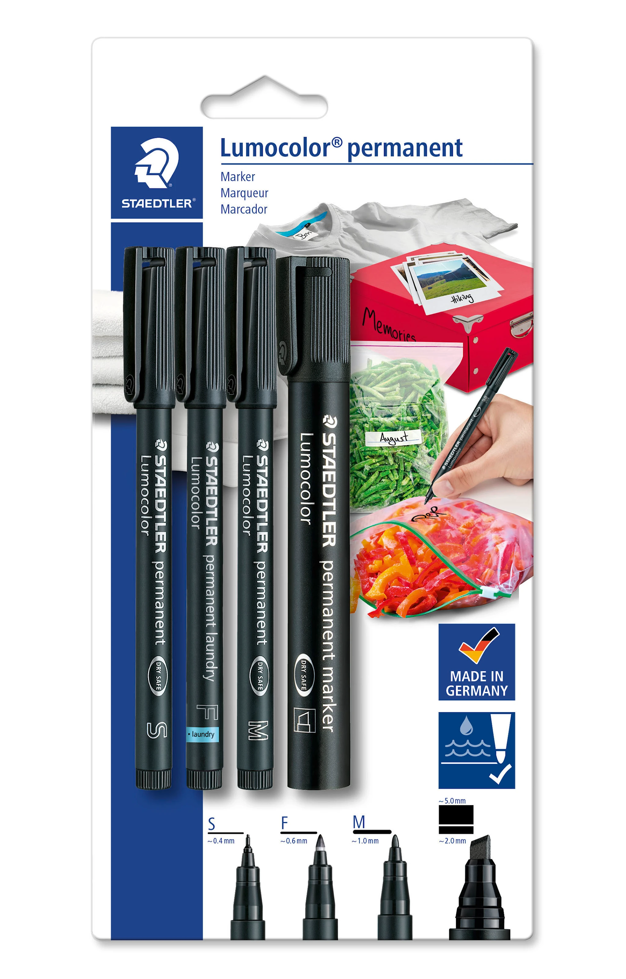 Tuotekuva ille Staedtler Lumocolor mix set 4-pack