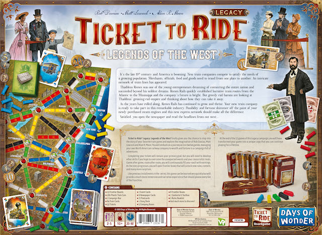 Tuotekuva 6 - Ticket To Ride Legacy, Legends of the West (EN)