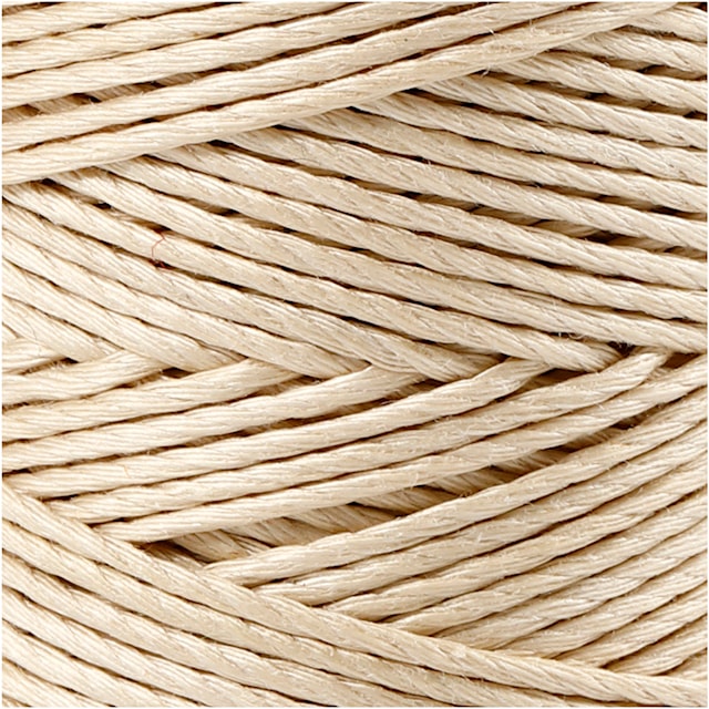 Produktbilde 3 for Bambussnor, tykkelse 1 mm, råhvit, 65 m/ 1 rl.